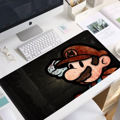 900x400mm Mario Mouse Pad Carpet to Mouse Computer Mouse Pad Christmas Gifts Gaming Padmouse High Quality keyboard mouse pad mat