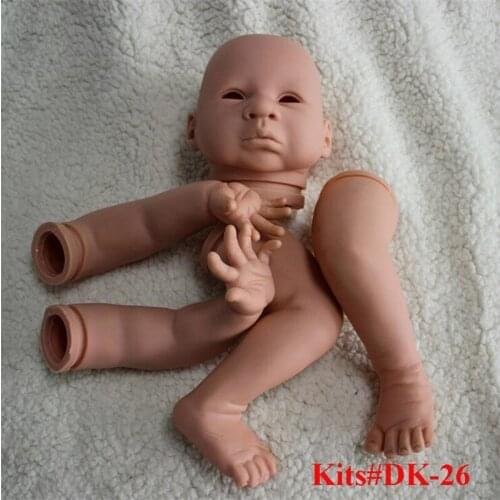 Reborn Doll Kits for 22inches Soft Vinyl Reborn Baby Dolls Accessories for DIY Realistic Toys for DIY Reborn Dolls Kits dk-26