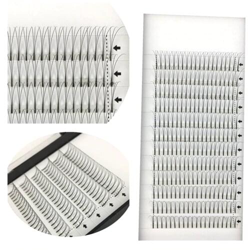 ME.LASH 10pcs 0.07/0.10 C/D 8-15mm Premade Volume Fans 3D Semi Permanent Eyelash Extensions Mink Eye Lashes W Cluster Soft