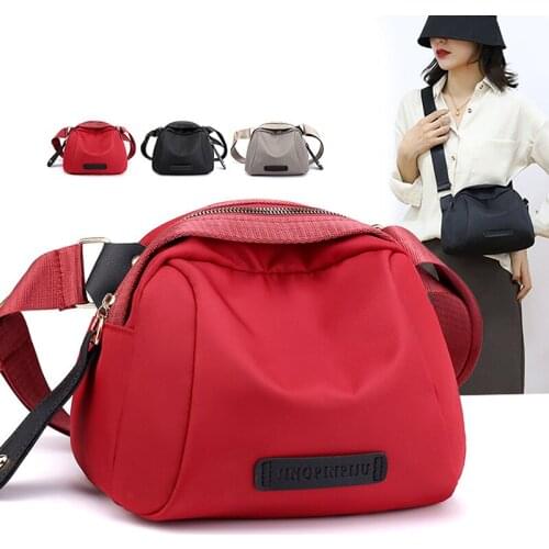 New Fashion Shoulder Bag Small Womens Summer Messenger Bag Womens Fashion All-Match Oxford Cloth Shell Bag