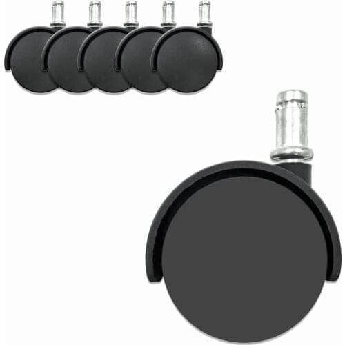 SYSanjang SJTX323 Office Chair Casters,(Set of 5) Floor Protecting Office Chair Wheels,2” (50mm) Wheels for Office Chair