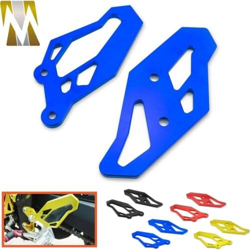 Motorcycle Step Aluminum Foot Peg Footrest Guard Plate FOR YAMAHA YZF R3 ABS R25 MT 03 MT03 MT25 2013 2014 2015 2016 2017 2018