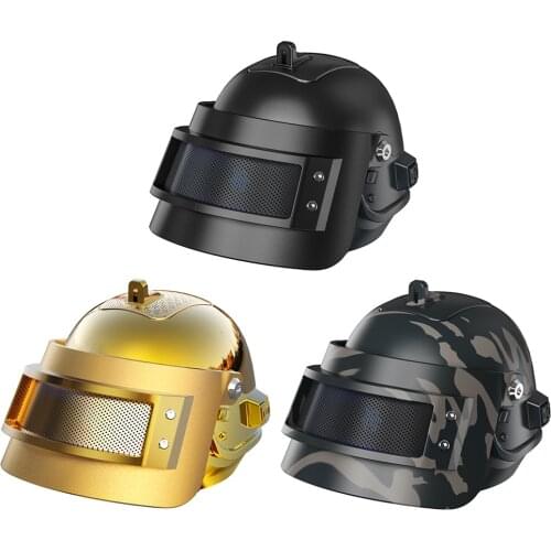 Portable Bluetooth-compatible Speaker RGB Helmet Wireless Mini Stereo Subwoofer Music Sound Column for Mobile Phone Speakers