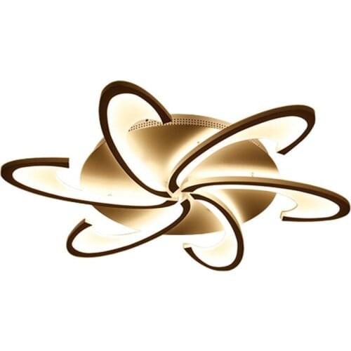 Modern Simple White LED Roof Lighting Living Room Circular Fashion Restaurant Bedroom Studio Living Room Roof Lighting