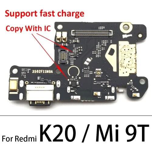 USB Charging Port Connector Dock Flex Cable For Xiaomi Mi 9T 10T Mi 9T Pro Redmi K20 K20 Pro Redmi K20 / Mi 9T Replacement Parts