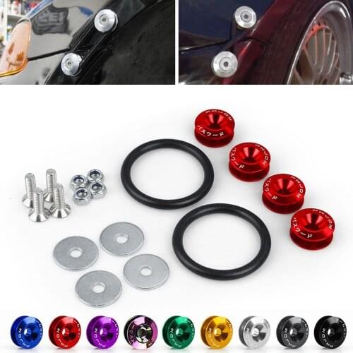 High Quality Reinforced Surrounding Pad Detachable Screws Car Front and Rear Bumper Hatch Fixing Buckle Nuts & Bolts for JDM