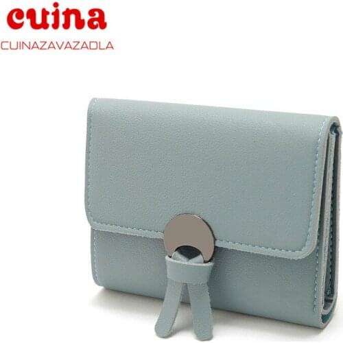 Womens Wallet Cute Student Tassel Pendant Short Wallet Trend Small Fashion Pu Wallet Coin Purse Ladies Card Bag For Women