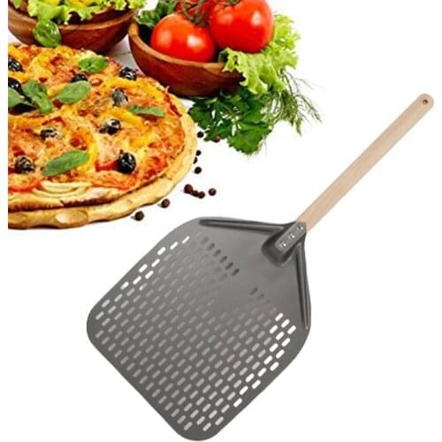 Hard Anodized Aluminum Pizza Peel With Removable Handle Paddle Pastry Match With Pizza Shovel Pan Baking Screwdriver Custom