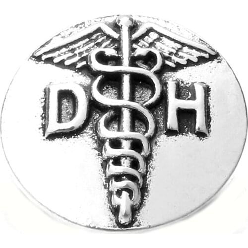 10pcs/lot New Silver Snap Jewelry Round Alloy Snap 18mm Snap Buttons Jewelry fit Snap Bracelet Necklace Students Gift