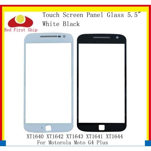 10Pcs/lot Touch Screen For Motorola Moto G4 Plus XT1640 XT1642 XT1643 XT1641 XT1644 Touch Panel Front Outer LCD Glass Lens