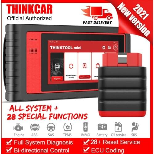 2021 Thinkcar Thinktool mini Professional OBD2 Scanner Auto Diagnostic Tool Full System Car Automotive Scanner Multi-language