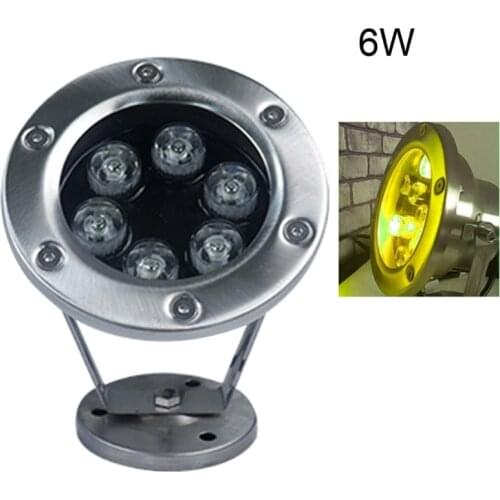 3W/6W/9W/12W Stainless Steel LED Fountain Light Waterproof Underwater Lamp N58A