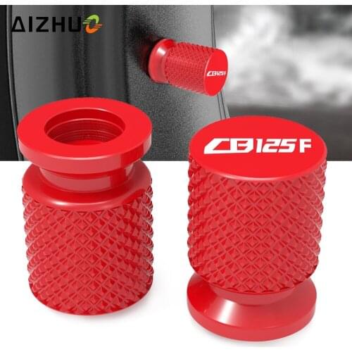 Motorcycle CB 125F CNC Aluminum Tire Valve Wheel Tyre Air Port Cover Cap Accessories FOR HONDA CB125F CB 125 F 2016 With LOGO