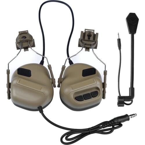 Army Military Headphone Helmet Tactical Hunting Shooting New Headsets Airsoft Paintball Headset CS Wargame Protect Equipment