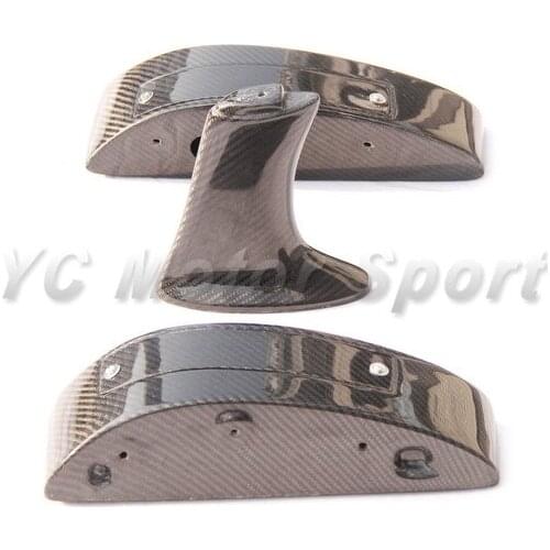 Car Accessories Carbon Fiber Higher Legs 3PCS Fit For 2008-2013 R35 GTR GTR35 CBA DBA OEM Spoiler H Style Higher Legs