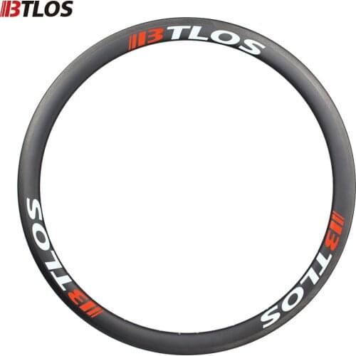 BTLOS RC-40AL Ultralight clincher 700c road bike wheels asymmetric 2.6mm 40mm depth V brake carbon bicycle wheels