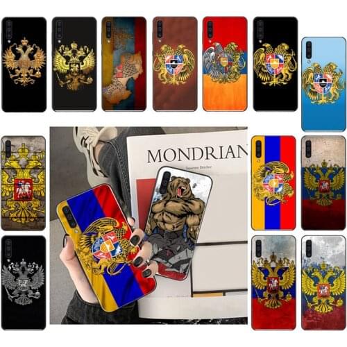 Armenia Albania Russia flag Emblem Phone Case For Samsung A41 A31 A50 51 A32 A70 A71 A52 A30 A11 A12 A72 M31 A21
