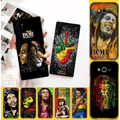 Lion Reggae Bob Marley Phone Case For Samsung Galaxy Note20 ultra 7 8 9 10 Plus lite M51 M21 M30S