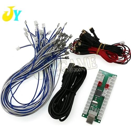 DIY 2 Players USB To Jamma Arcade Controller / Support PS3 PC Raspberry Pi Zero Delay Joystick DIY Accessories