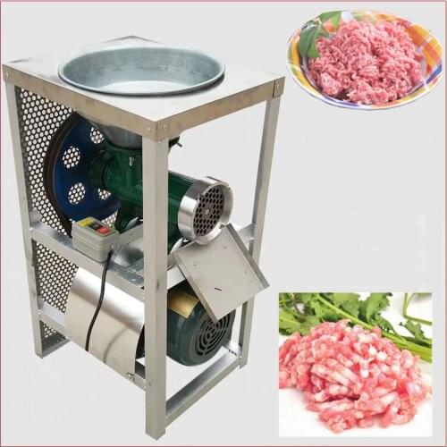 Electric Meat Mincer Commercial Electric Meat Fish Grinder Chicken Mincing Machine for Livestock Farm