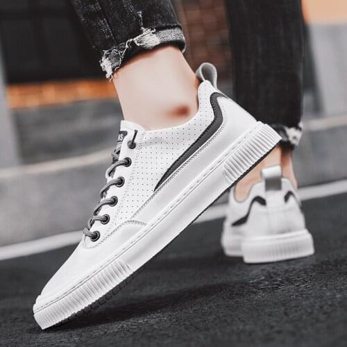 2021Fashion Men Soft Comfortable Breathable Casual Shoes Walking Sneakers Men Lac-up Men Lightweight Off White Sneakers