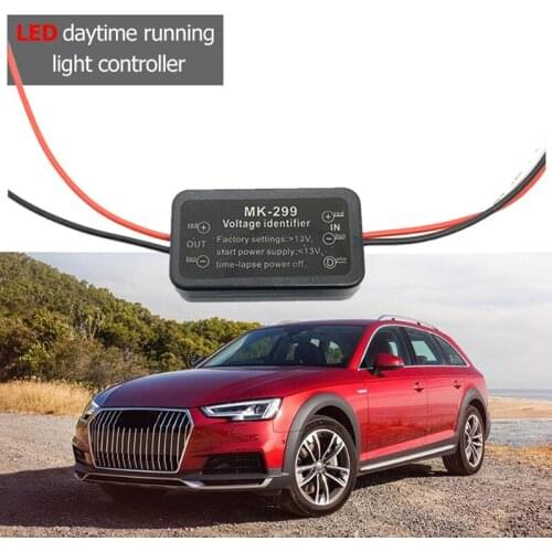 New Intelligent LED Daytime Running Light Auto ON/OFF Harness Controller Module Switch Automatic Dimmer Harness DRL Relay