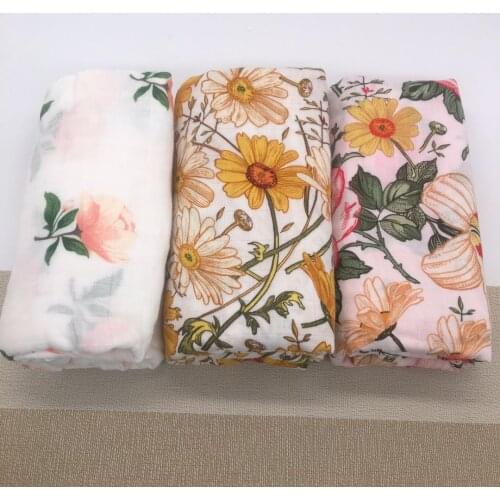 Baby Swaddle Blanket bath towels Unisex Swaddle Wrap Rainbow Bamboo Muslin Swaddle Blankets Neutral Receiving Blanket Boys Girls