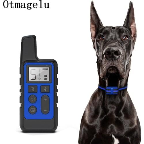 500m Remote Pet Dog Training Collar with Beep Vibration Shock Dog Collar Pet Behavior Training for Small Medium Large hound Dogs