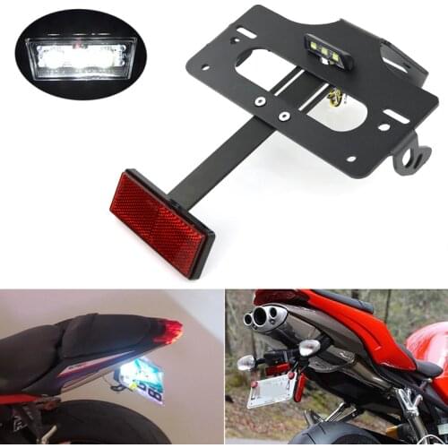 Fit For Triumph Daytona 675 Street Triple R RS S Street Triple 675 License Plate Holder Bracket Tail Tidy Fender Eliminator Kit