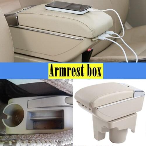 Car Arm Rest Support Storage Box Tray Center Console Armrest For VW Golf 6 Mk6 2008-2013 Jetta Mk5 06-2011 Vento 2009 2010