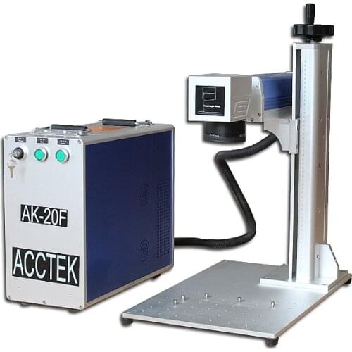 China Jinan AccTek Potable Fiber Laser Machine with Marking Work