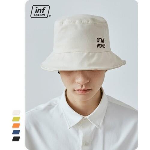 INFLATION Plus Size Fisherman Hats Male Summer Cotton Sun Hat Big Head Man Bucket Hats 273CI2020