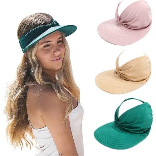 Spring Summer Hat Womens Anti-ultraviolet Sun Hat Sun Visors Caps Hollow Top Hats Fashion Casual Sunscreen Caps For Lady Girls
