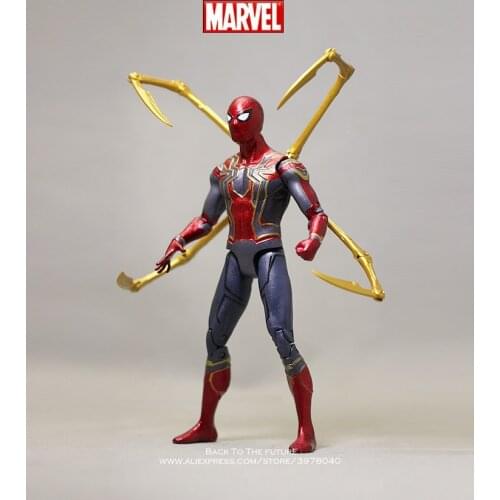 Disney Marvel Avengers Spider Man 15cm Action Figure Posture Model Anime Decoration Collection Figurine Toys model children gift