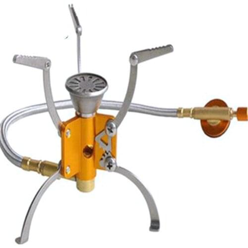 Super windproof stove head gas outdoor picnic equipment cooker utensils furnace burner propane adapter heater camp fire