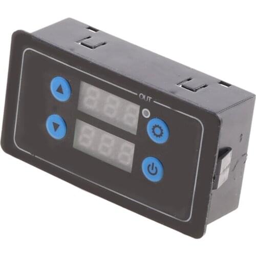 0.1s - 999h Countdown Timer Programmable Cycle Control Module Time Dalay Relay 5V/12V/220V Optional Voltage