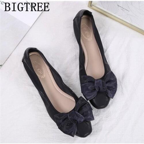 Fashion Women Flat Shoes Leather Shoes Women Boat Shoes Women Zapatos Mujer 2020 Sapatos Feminino Schoenen Vrouw Schuhe Damen