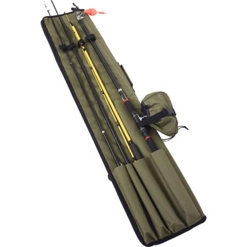 Waterproof Fishing Rod Bag Cylindrical Nylon Fishing Bags Portable Multi Use Travel Tackle Storage Case Large Capacity fishing