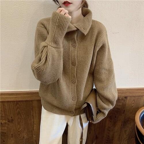 Yiwanxiang Women's Knitted Cardigans