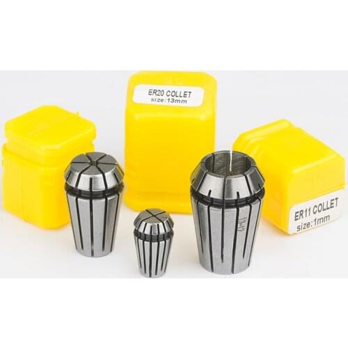 1/5pcs ER11 ER16 ER20 ER Precision spring collet chuck 1MM 2MM 13MM for CNC milling tool holder Engraving machine spindle motor