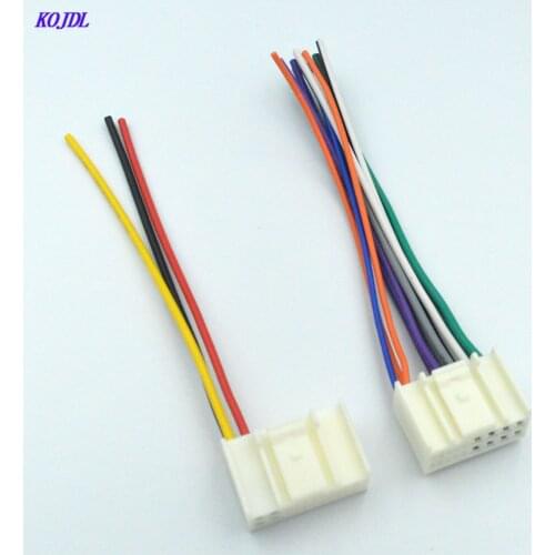 1set Car ISO Radio Wiring Harness Audio Power cable Adapter connector For K2/K3/K5/Sportage Hyundai IX35/Tucson ISO CD Suit
