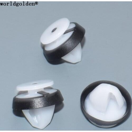 Worldgolden 10pcs plastic clip Door Trim Panel Retaining Clip for VW#5J0867276