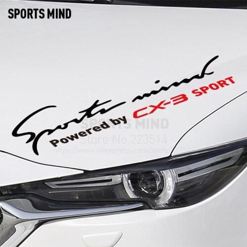 10 Pieces Customizable Sports Mind Car Styling Automobiles Car Sticker Decal For mazda cx3 CX-3 Mazdaspeed exterior accessories