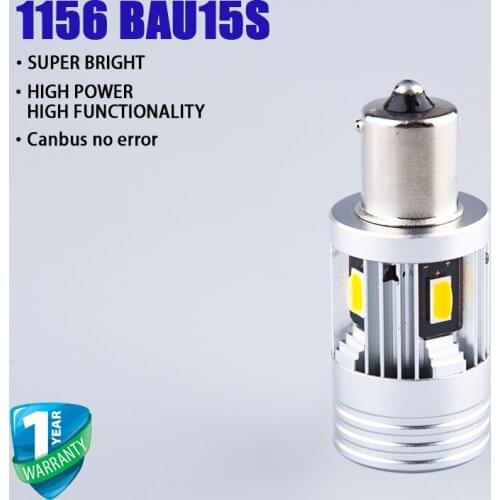 1156 LED Super Bright P21W Canbus No Error BAU15S Car Lights Bulb Turn Signal Light 7535 Chip W21W LED Lamp 12V 3500LM