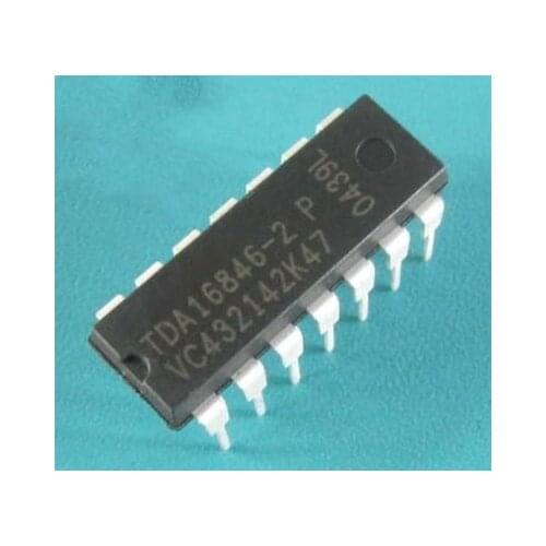 1pcs/lot TDA16846-2 P TDA16846P TDA16846 switching supply chip DIP14 In Stock