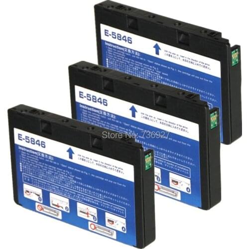3X NEW compatible Ink Cartridge T5846 For Epson PictureMate Show PM225 PM300 PM 240 inkjet printer in European