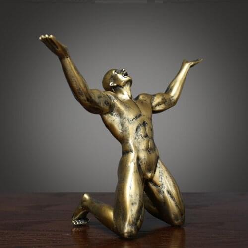 NORDIC ABSTRACT ART RESIN FIGURE DECORATION MODERN MINIMALIST LIVING ROOM WINE CABINET TV CABINET STUDY CAFE CRAFTS FURNISHINGS