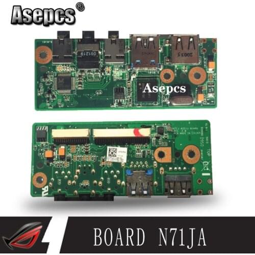 Asepcs Original For Asus N71J N71JV N71JA N71JQ USB Port Audio Board 60-NXGAU1100-A04 Rev.2.0 BOARD 100% Tested Fast Ship