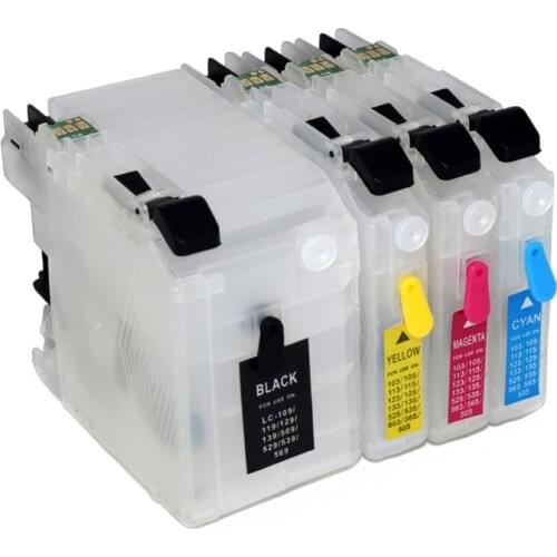 Large LC125 LC129 Refillable Ink Cartridge with ARC Chip for Brother MFC-J6520DW MFC-J6720DW MFC-J6920DW Printers