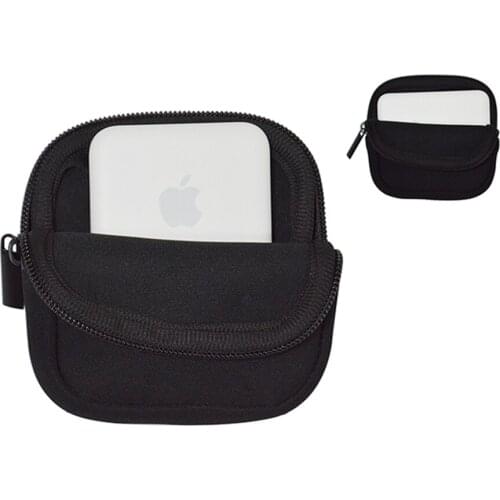 Power Bank Case Compatible for iPhone12 Magnetic Portable Battery Black Soft bag